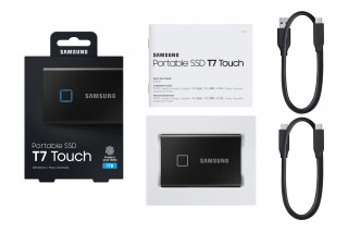 Samsung T7 Touch external Black , USB 3.2, 1TB PC