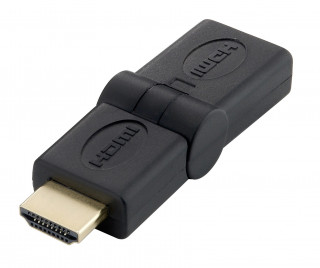 Equip Átalakító - 118911 (HDMI-HDMI átalakító anya/apa, 90 fokban hajlítható) PC