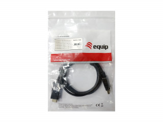 Equip Átalakító Kábel - 119390 (DisplayPort - HDMI kábel, apa/apa, 2m) PC