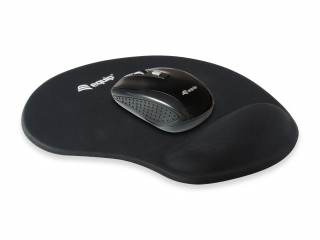 Equip-Life Egérpad - 245014 (szövet, csúszásmentes, 230 x 200 x 20mm, ergonómikus dizájn, fekete) PC