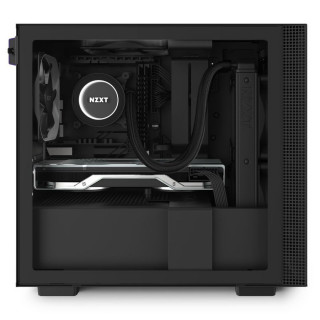 NZXT H210i Matte Black Mini Tower Fekete PC