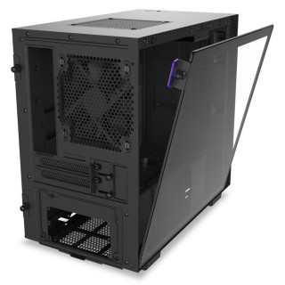 NZXT H210i Matte Black Mini Tower Fekete PC