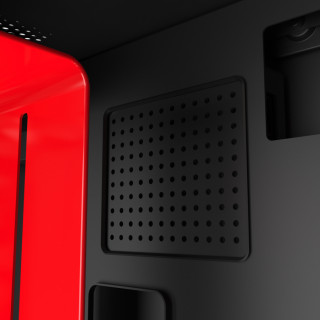 NZXT H210i Matte Black Red Mini Tower Fekete, Vörös PC