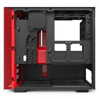 NZXT H210i Matte Black Red Mini Tower Fekete, Vörös PC