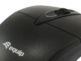 Equip-Life Egér - 245102 (Vezetékes, Optikai, USB, 1000 DPI, fekete) PC