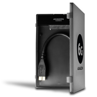 Axagon ADSA-1S6 Fekete [2.5"/USB3.0] PC