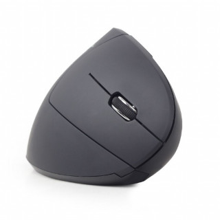 Gembird Ergonomic wireless optical mouse MUSW-ERGO-01, 1600 DPI, USB, black PC