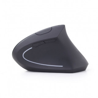 Gembird Ergonomic wireless optical mouse MUSW-ERGO-01, 1600 DPI, USB, black PC