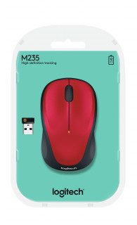 Logitech M235 Optical [Vez.nélküli] - Piros PC