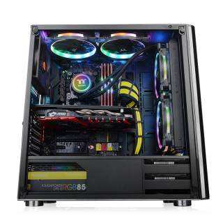 Thermaltake V200 TG RGB (Ablakos) - Fekete PC