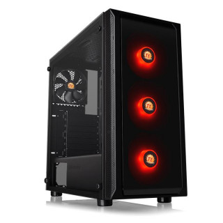 Thermaltake Versa J23 RGB (Edzett üveg) - Fekete PC