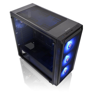 Thermaltake Versa J23 RGB (Edzett üveg) - Fekete PC