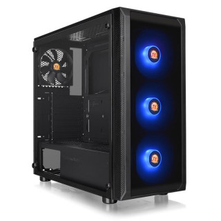 Thermaltake Versa J23 RGB (Edzett üveg) - Fekete PC