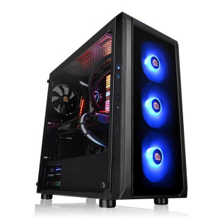 Thermaltake Versa J23 RGB (Edzett üveg) - Fekete PC