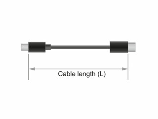 Delock DisplayPort 1.4 M/M video jelkábel 1m fekete PC