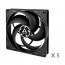 Arctic P14 PWM PST Pressure-optimised fan Value Pack thumbnail