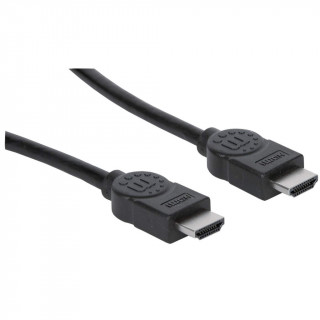 Manhattan Kábel - HDMI to HDMI (Ethernet HEC, ARC, 3D, 4K,  Shielded,  3m, Fekete) PC