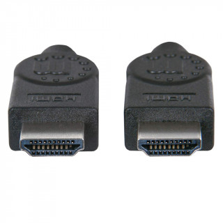 Manhattan Kábel - HDMI to HDMI (Ethernet HEC, ARC, 3D, 4K,  Shielded,  3m, Fekete) PC