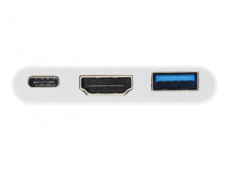 Equip Átalakító - 133461 (USB Type-C -> HDMI,USB-A, USB Type-C átalakító, apa/anya (4096x2160 @ 30 Hz, PD)) PC