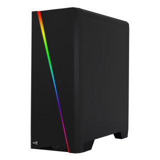 AeroCool Cylon RGB (Plexi Ablak) - Fekete PC