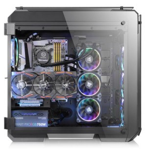 Thermaltake View 71 TG (Edzett üveg) - Fekete PC