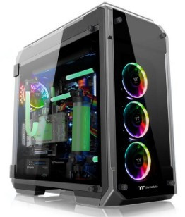 Thermaltake View 71 TG (Edzett üveg) - Fekete PC