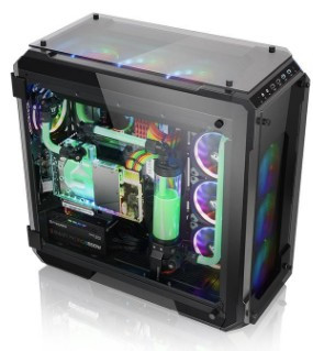 Thermaltake View 71 TG (Edzett üveg) - Fekete PC