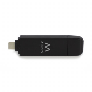 Ewent EW1075 USB 3.1 Type C/A Kártyaolvasó - Fekete PC