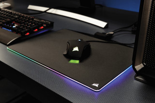 Corsair Gaming MM800 RGB Polaris FEKETE [ Led testreszabható világítás max. 15 zónás, 350 x 260 mm, 1,8m kábel PC