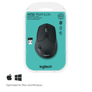 Logitech M720 Triathlon [Vez.nélküli] - Fekete PC