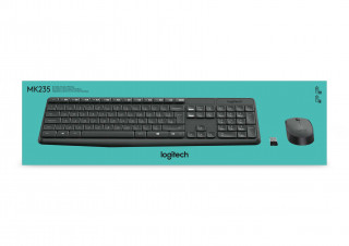 Logitech MK235 billentyűzet Vezeték nélküli RF QWERTZ Német Szürke PC