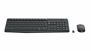 Logitech MK235 billentyűzet Vezeték nélküli RF QWERTZ Német Szürke PC