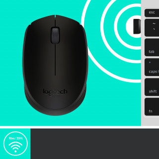 Logitech M171 Optical [Vez.nélküli] - Fekete PC