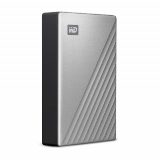 External HDD WD My Passport Ultra 2.5' 4TB USB3.1 Silver Worldwide PC