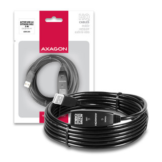 AXAGON ADR-205 USB Repeater cable 5m Black PC