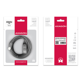 AXAGON ADR-205 USB Repeater cable 5m Black PC