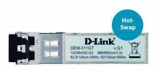 D-Link MiniGBIC/SFP 1000BaseSX (LC) module, max. 550m PC