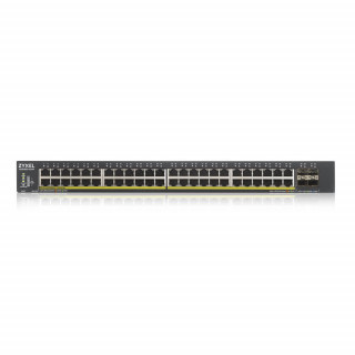 ZyXEL XGS1930-52HP 48port GbE LAN PoE (375W) 4port 10GbE SFP+ L2+ menedzselhető switch PC