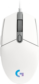 Logitech G102 Lightsync optikai gaming egér fehér USB (910-005824) PC