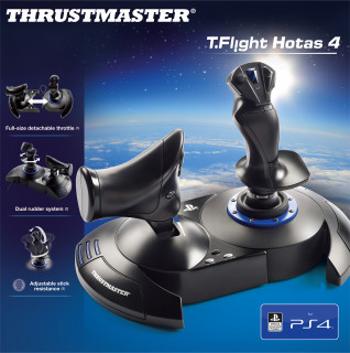 Thrustmaster Joystick T-FLIGHT HOTAS 4 for PlayStation and PC (4160664) PC