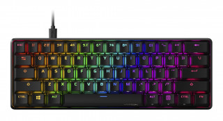 HYPERX Vezetékes Billentyűzet Alloy Origins 60 RGB HX Red Mechanikus USB US PC