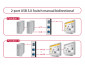 Delock 2 portos USB 3.0 switch manuális thumbnail