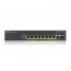 ZyXEL GS1920-8HPv2 8port GbE LAN PoE (130W) 2port Gbe combo RJ45/SFP L2 menedzselhető switch thumbnail