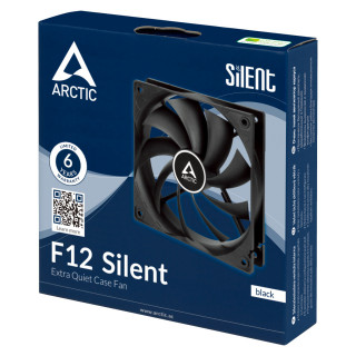 Arctic F12 Silent 120mm - Fekete PC