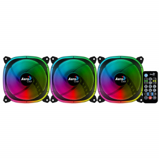 AeroCool Astro 12 ARGB 120mm [3-Pack, Remote control] PC