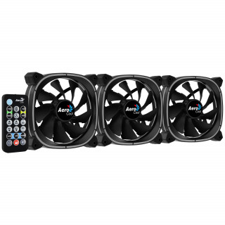 AeroCool Astro 12 ARGB 120mm [3-Pack, Remote control] PC