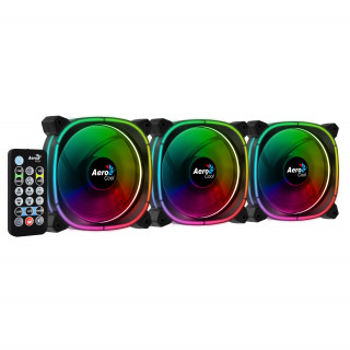 AeroCool Astro 12 ARGB 120mm [3-Pack, Remote control] PC