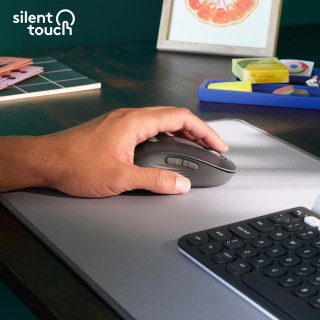 Logitech Signature M650 egér Balkezes Vezeték nélküli RF és Bluetooth Optikai 2000 DPI PC