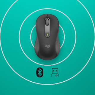 Logitech Signature M650 egér Balkezes Vezeték nélküli RF és Bluetooth Optikai 2000 DPI PC