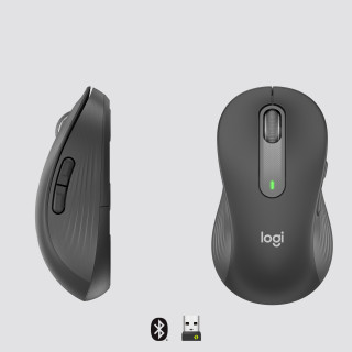 Logitech Signature M650 egér Balkezes Vezeték nélküli RF és Bluetooth Optikai 2000 DPI PC